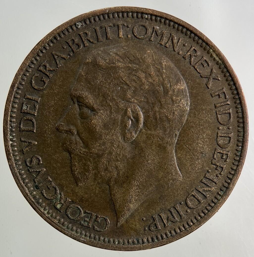 1926 George V Half-Penny Coin | Very High Grade