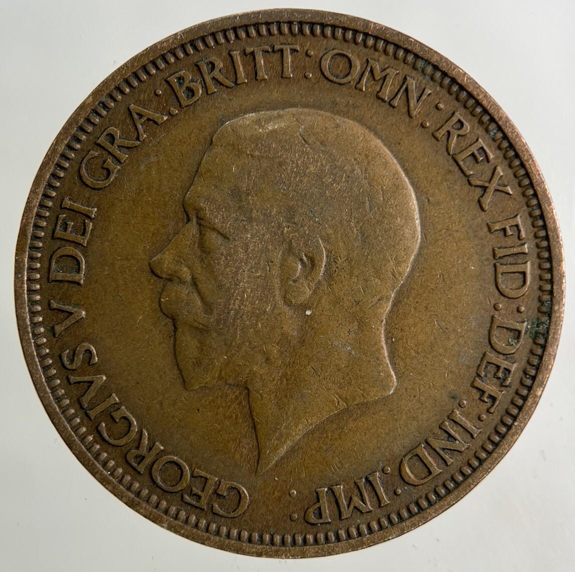 1931 George V Half-Penny Coin | Fine Collectable Grade