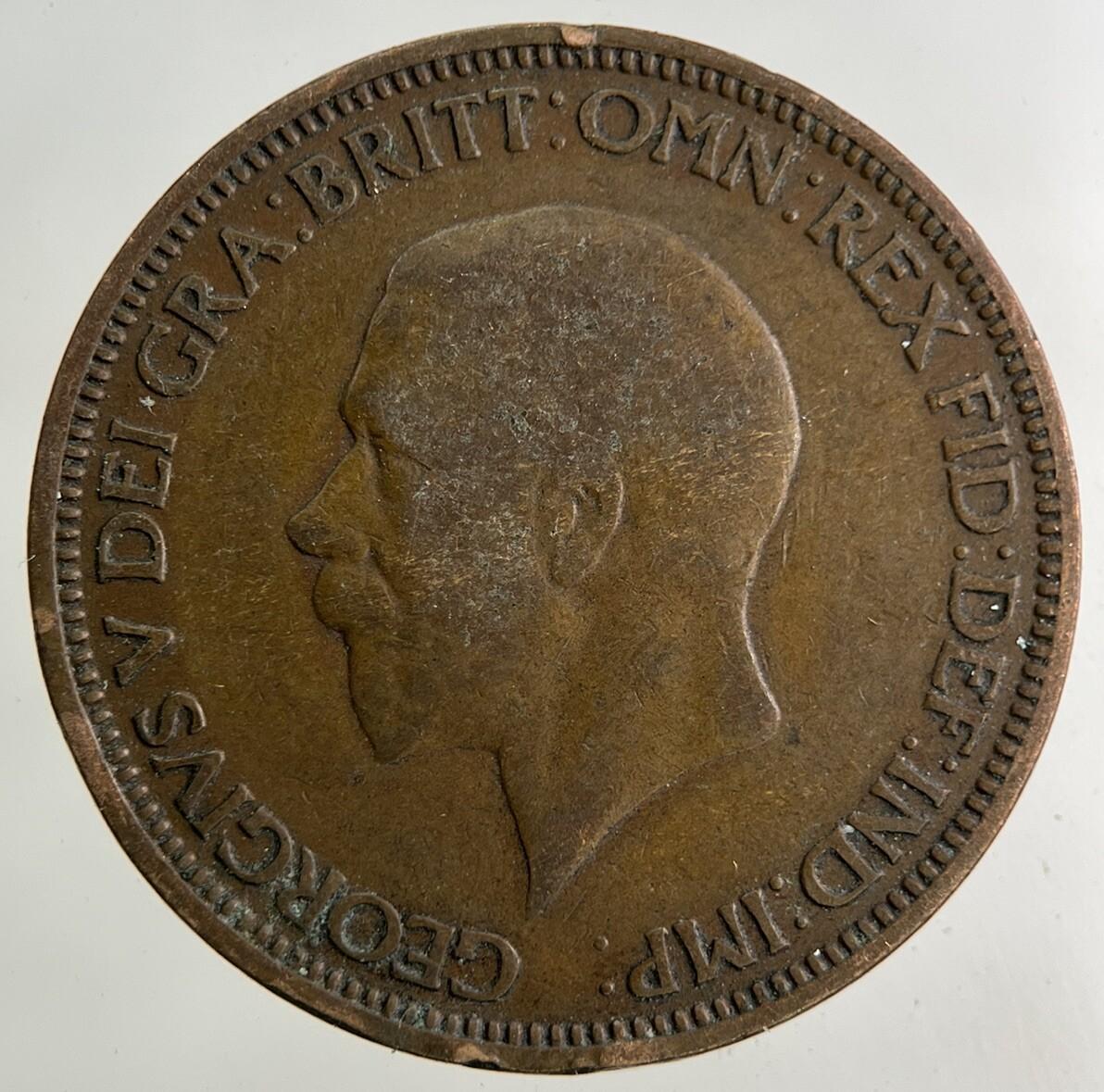 1935 George V Half-Penny Coin | Collectable Grade
