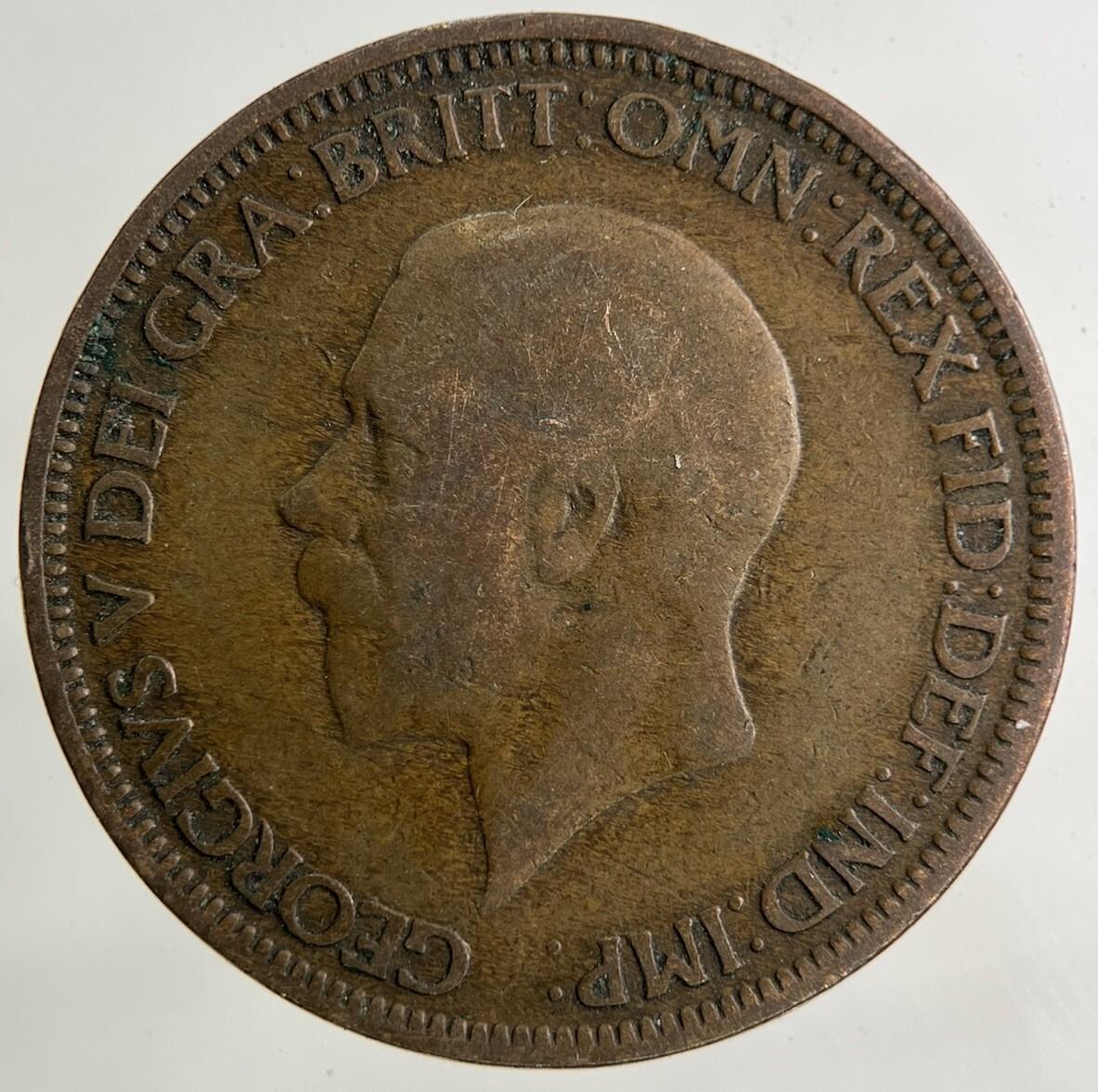 1932 George V Half-Penny Coin | Collectable Grade