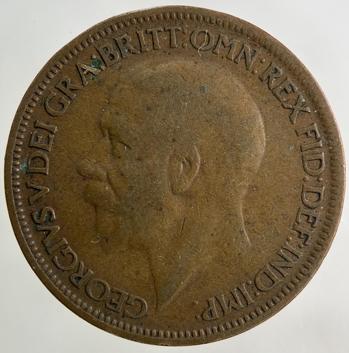 1927 George V Half-Penny Coin | Collectable Grade