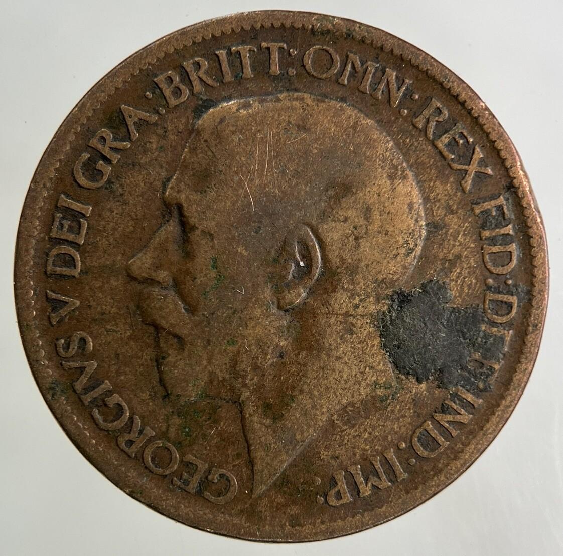 1922 George V Half-Penny Coin | Collectable Grade