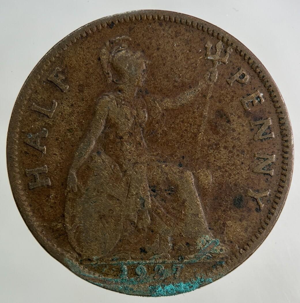 1927 George V Half-Penny Coin | Collectable Grade