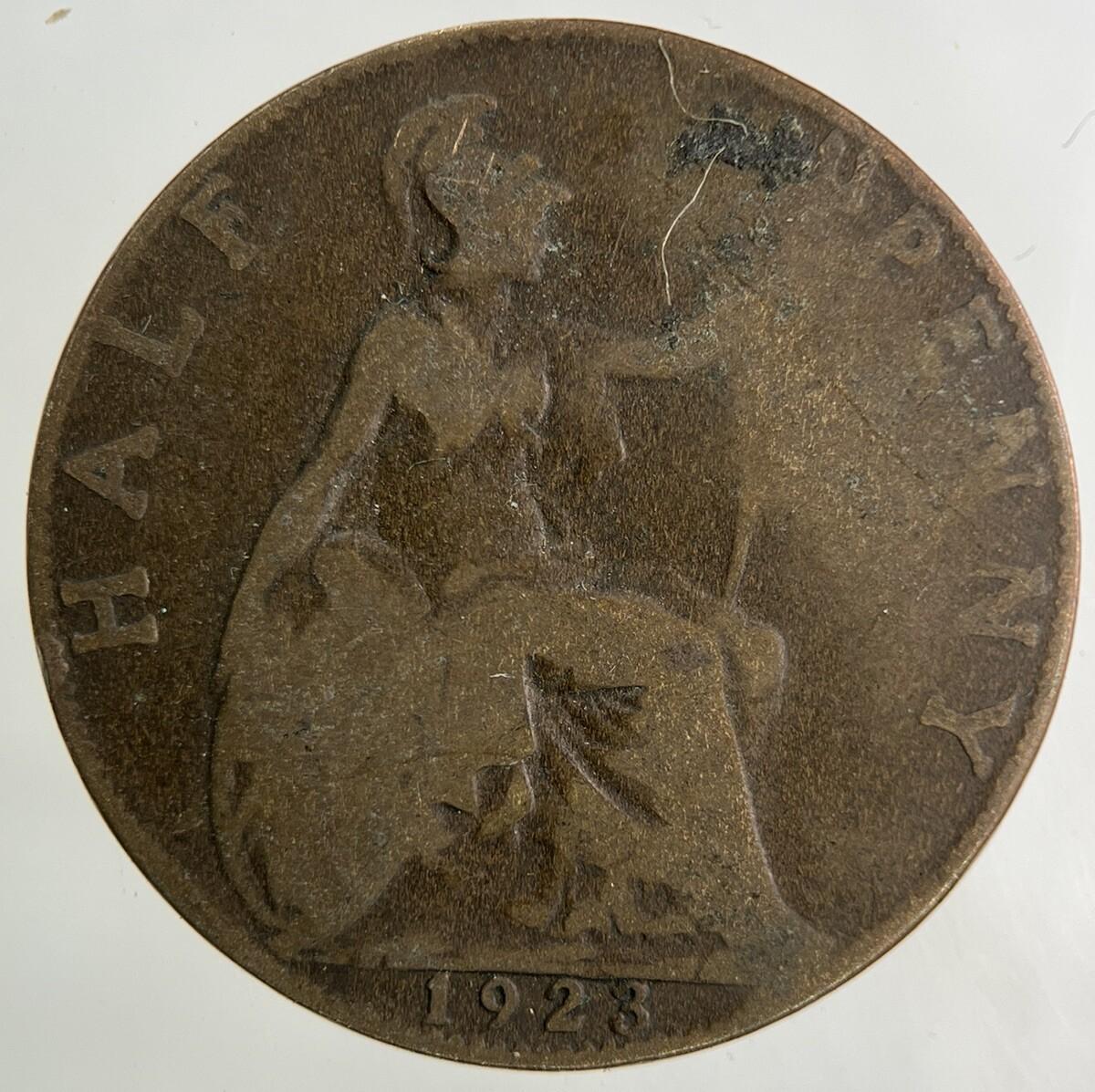 1923 George V Half-Penny Coin | Collectable Grade