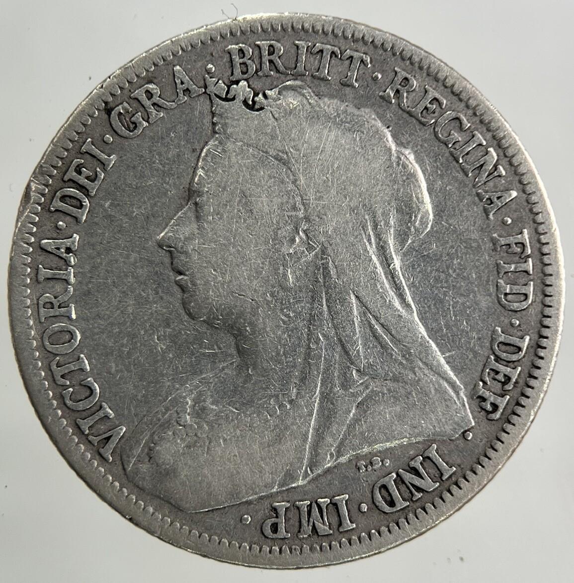 1899 Victoria Shilling Silver Coin | Fine Collectable Grade