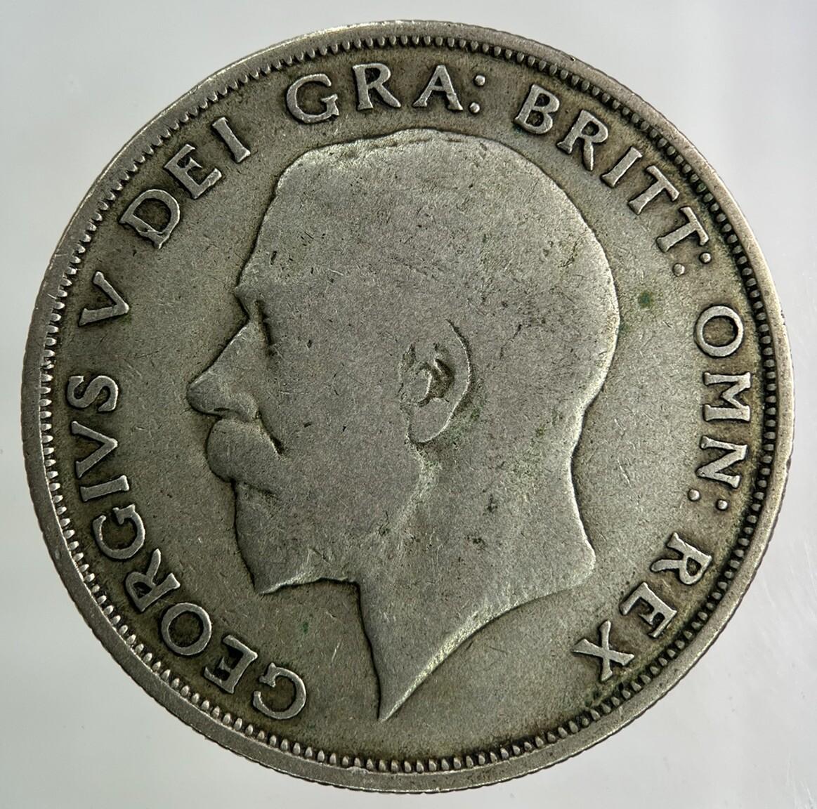1922 George V Half-Crown Silver Coin | Fine Collectable Grade
