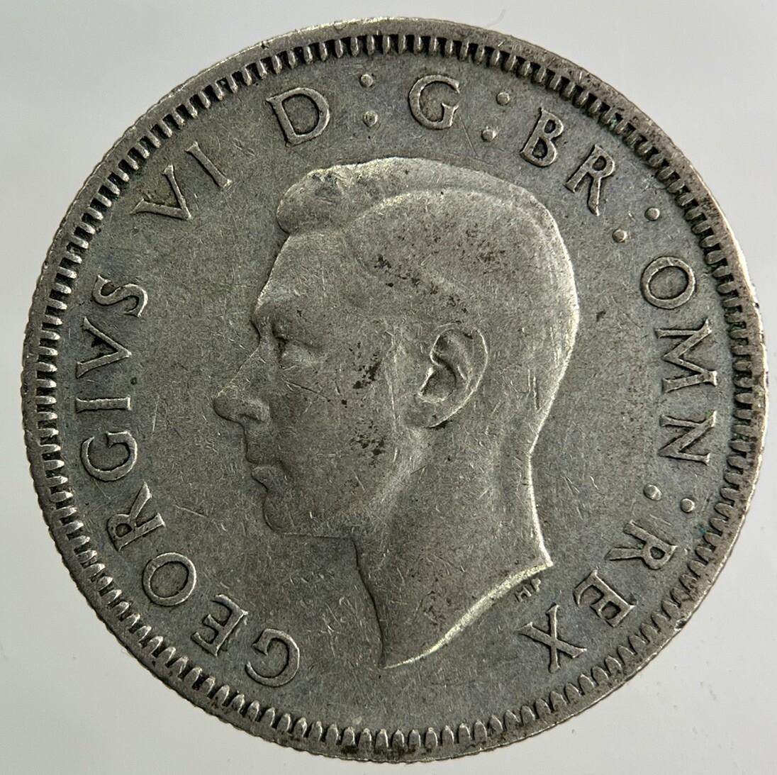 1945 George VI Shilling Silver Coin | Fine Collectable Grade