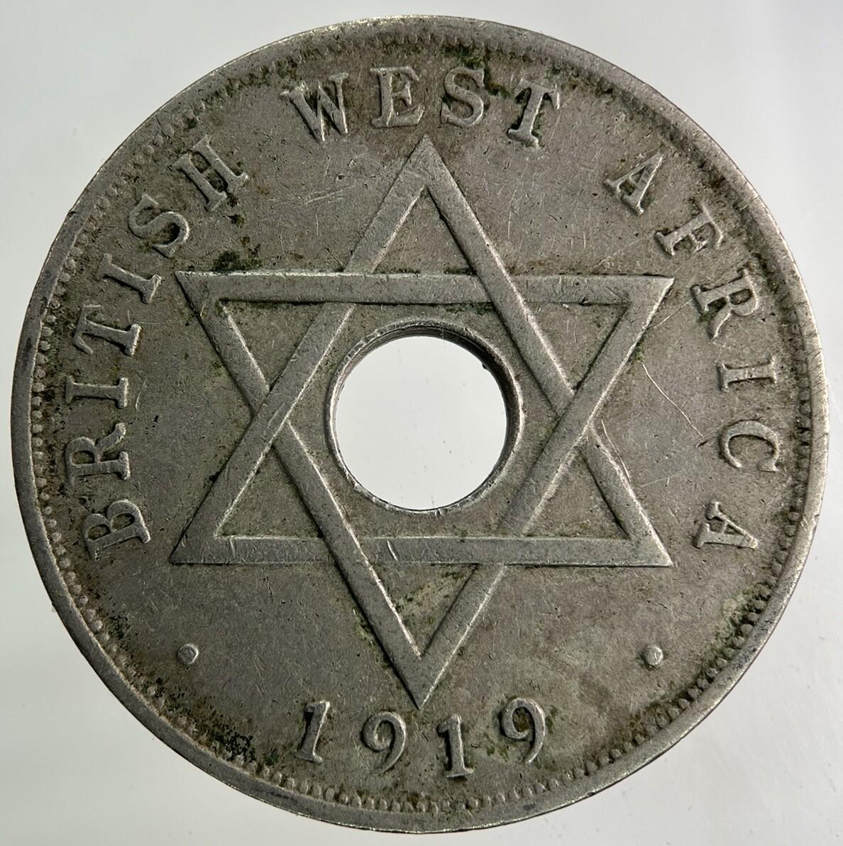 1919 West Africa One Penny Coin | Fine Collectable Grade