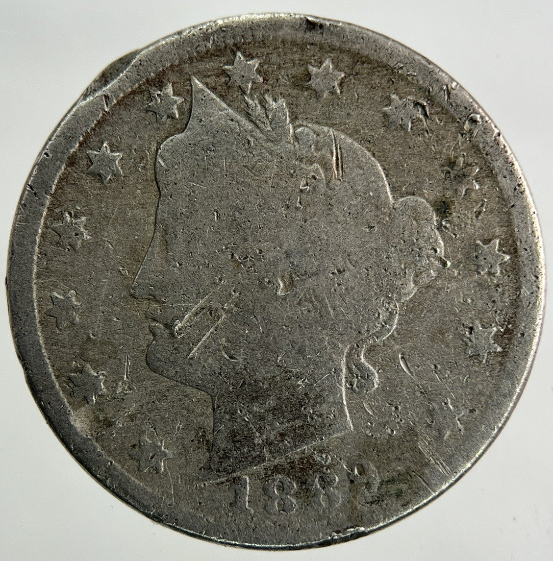 1889 US USA 5 Cents Nickel Coin | Fair Grade