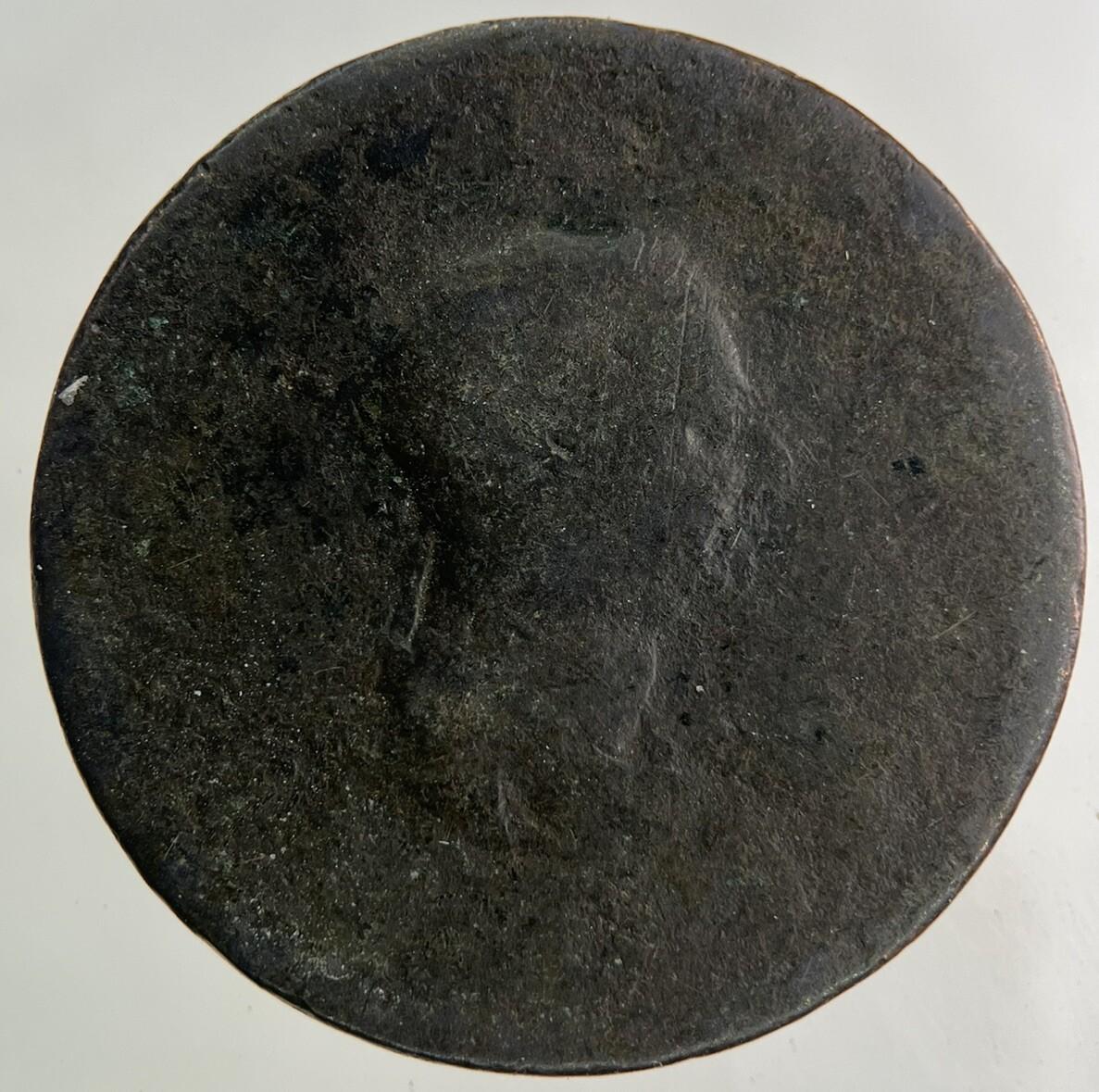 1806 George III 3rd Half-Penny Coin | Worn Grade