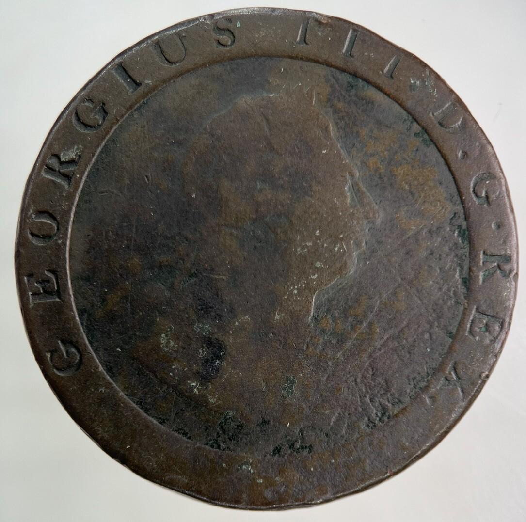 1797 George III 3rd Cartwheel One Penny Coin | Collectable Grade