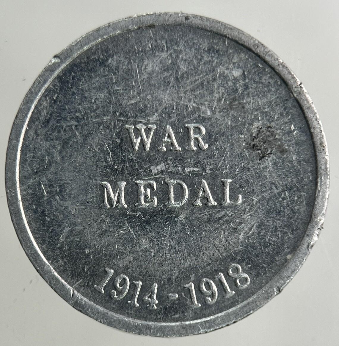 1914-1918 British WWI War Medal Token Coin | Collectable Grade