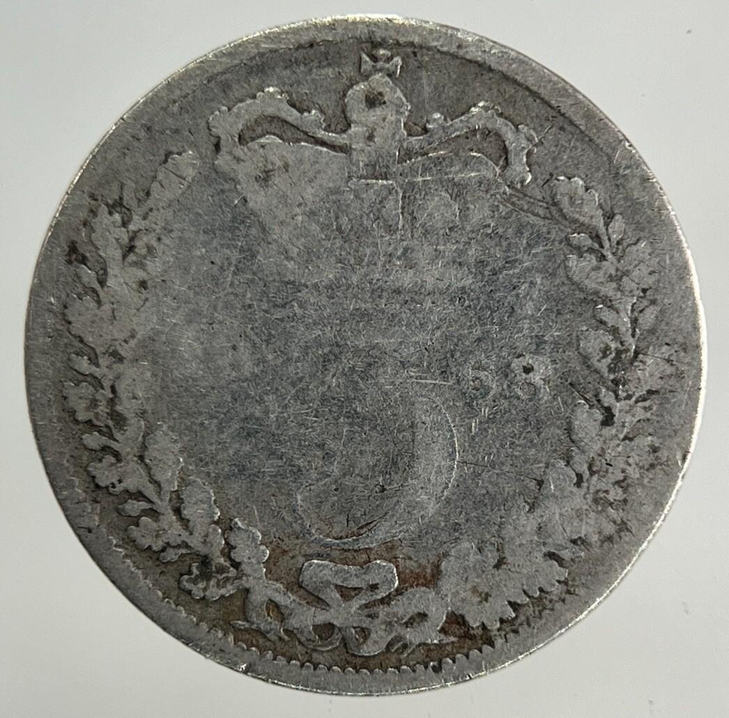 1868 Victoria Threepence Silver Coin | Collectable Grade