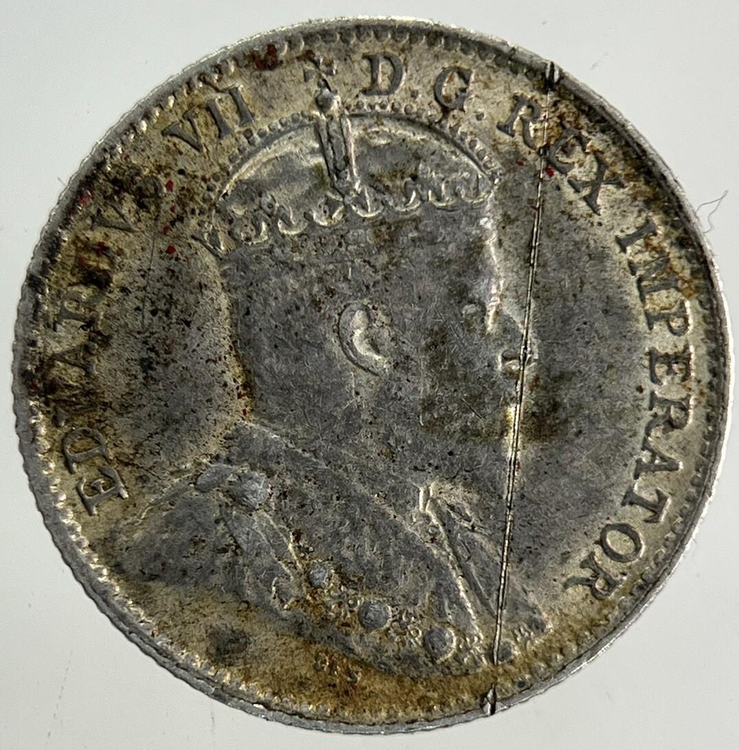 1910 Canada 5 Cents Silver Coin | Very High Grade