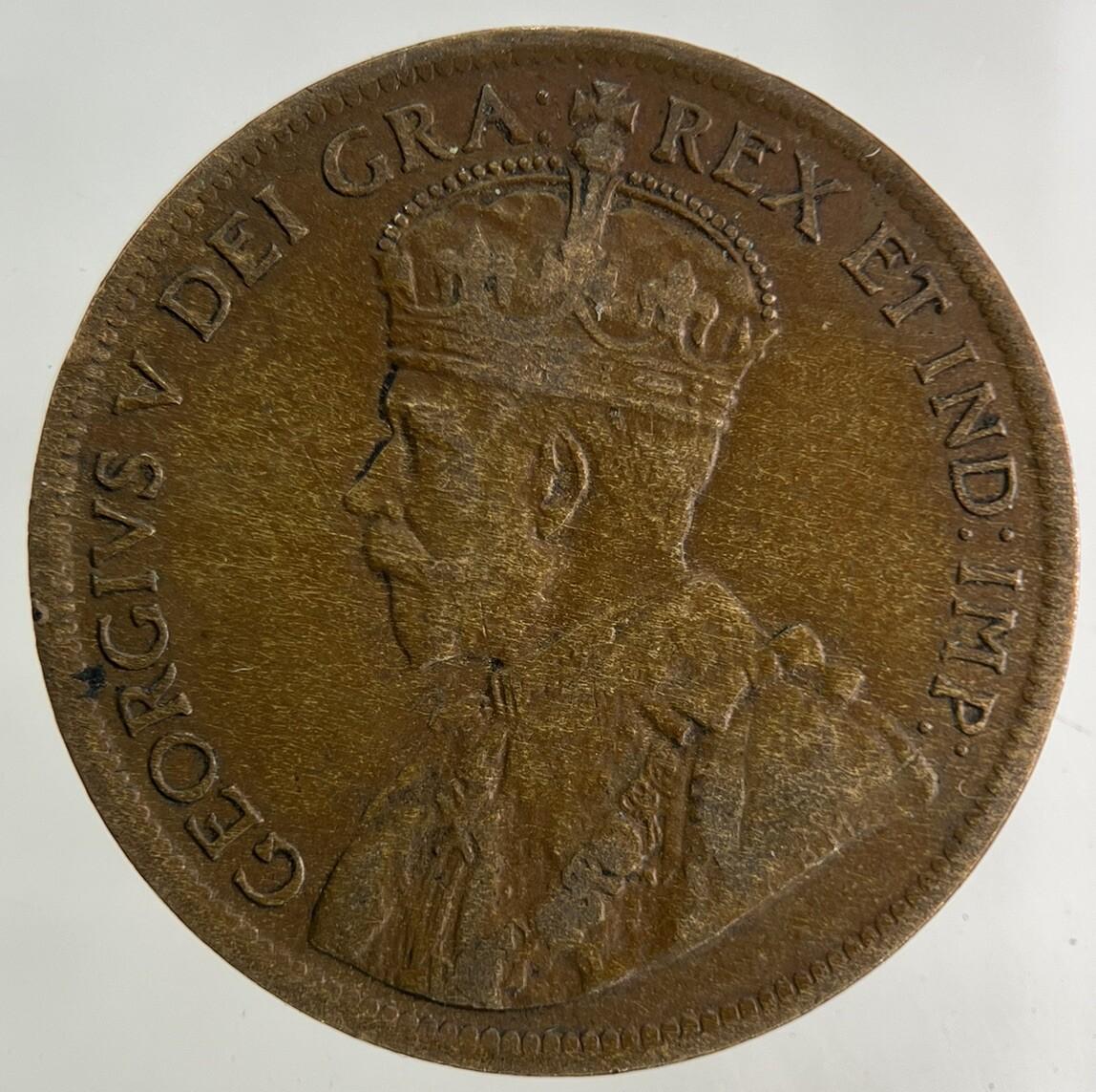 1919 Canada One Cent Coin | Fine Collectable Grade