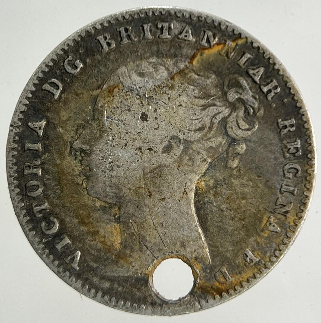 1859 Victoria Threepence Silver Coin | Collectable Grade