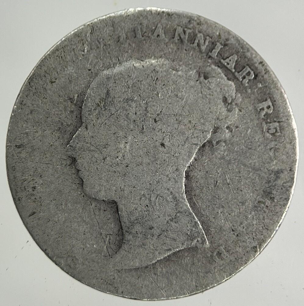 British Victoria Threepence Silver Coin | Fair Grade