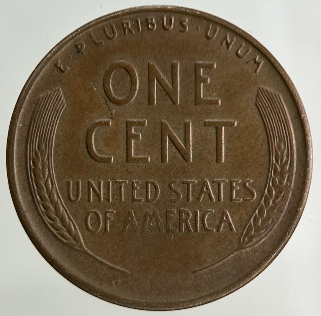 1944-S US USA Wheat Cent Coin | Very High Grade