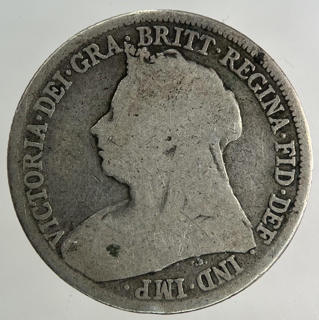 1895 Victoria One Shilling Silver Coin | Collectable Grade