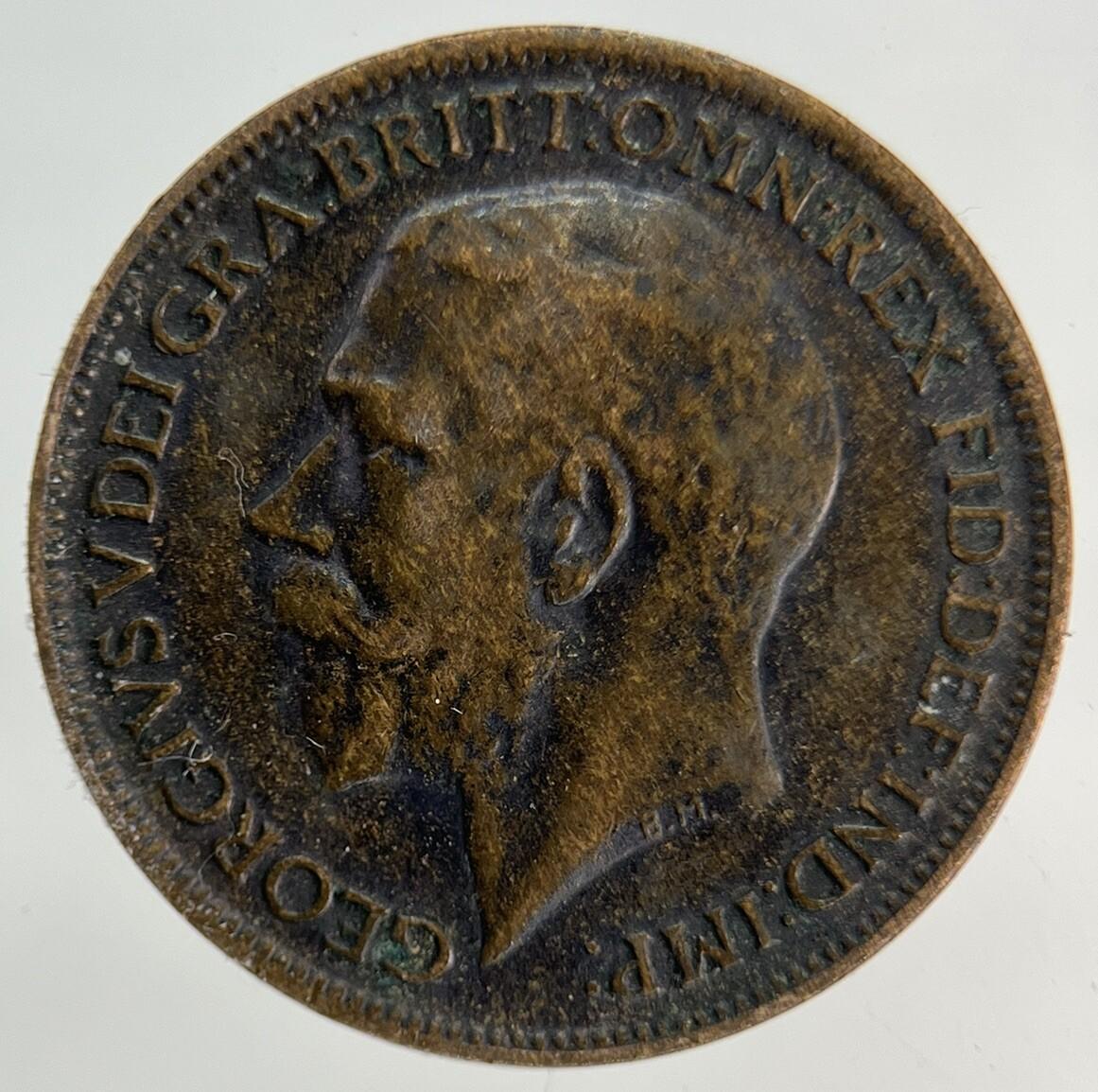 1916 George V Farthing Coin | Fine Collectable Grade