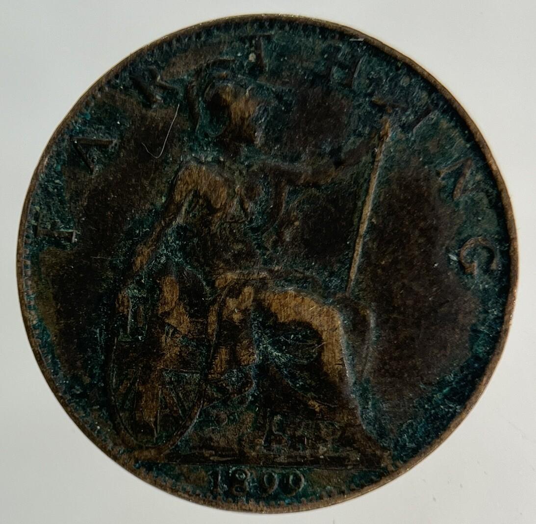 1899 Victoria Farthing Coin | Fine Collectable Grade