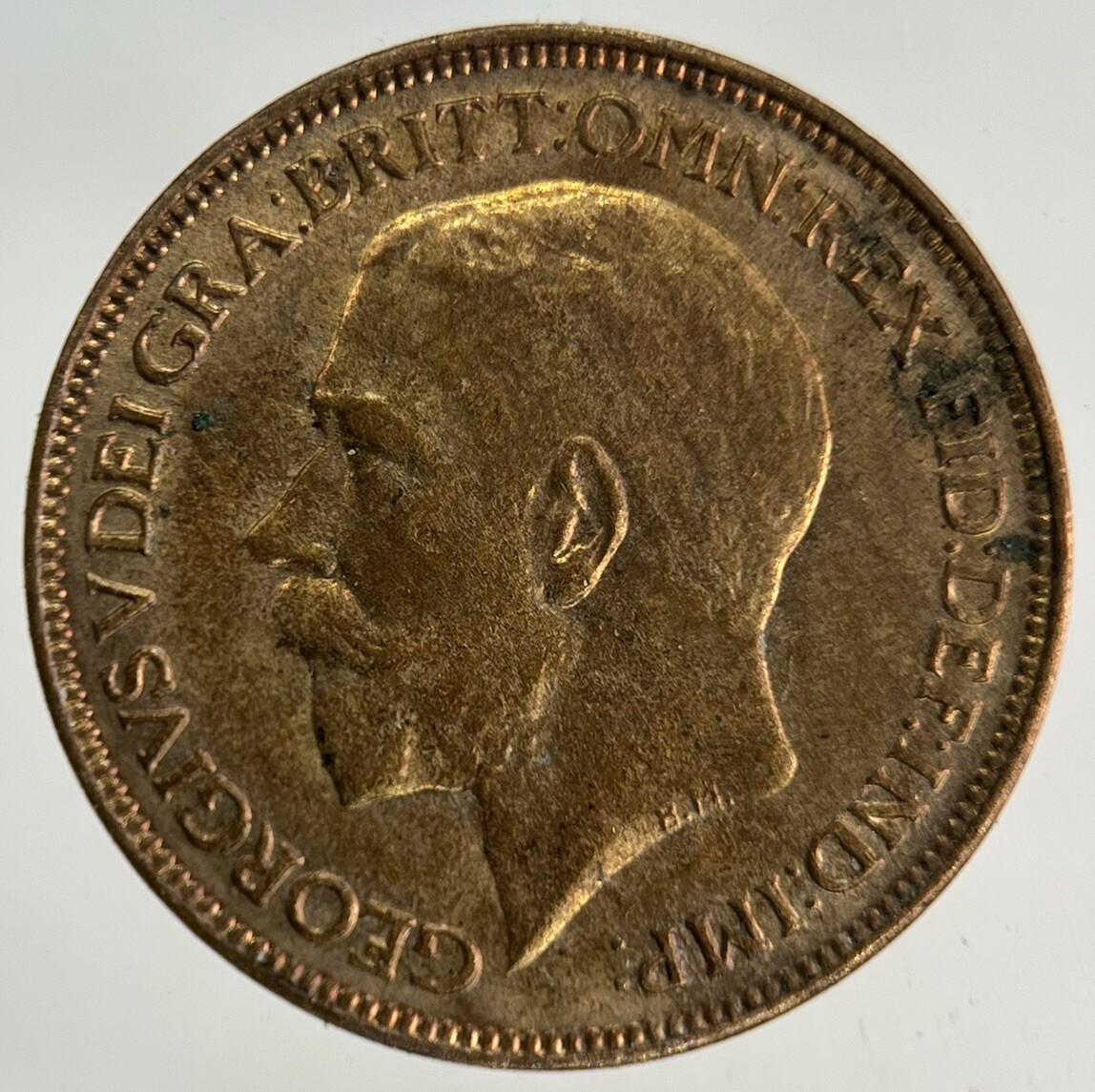 1925 George V Farthing Coin | Fine Collectable Grade