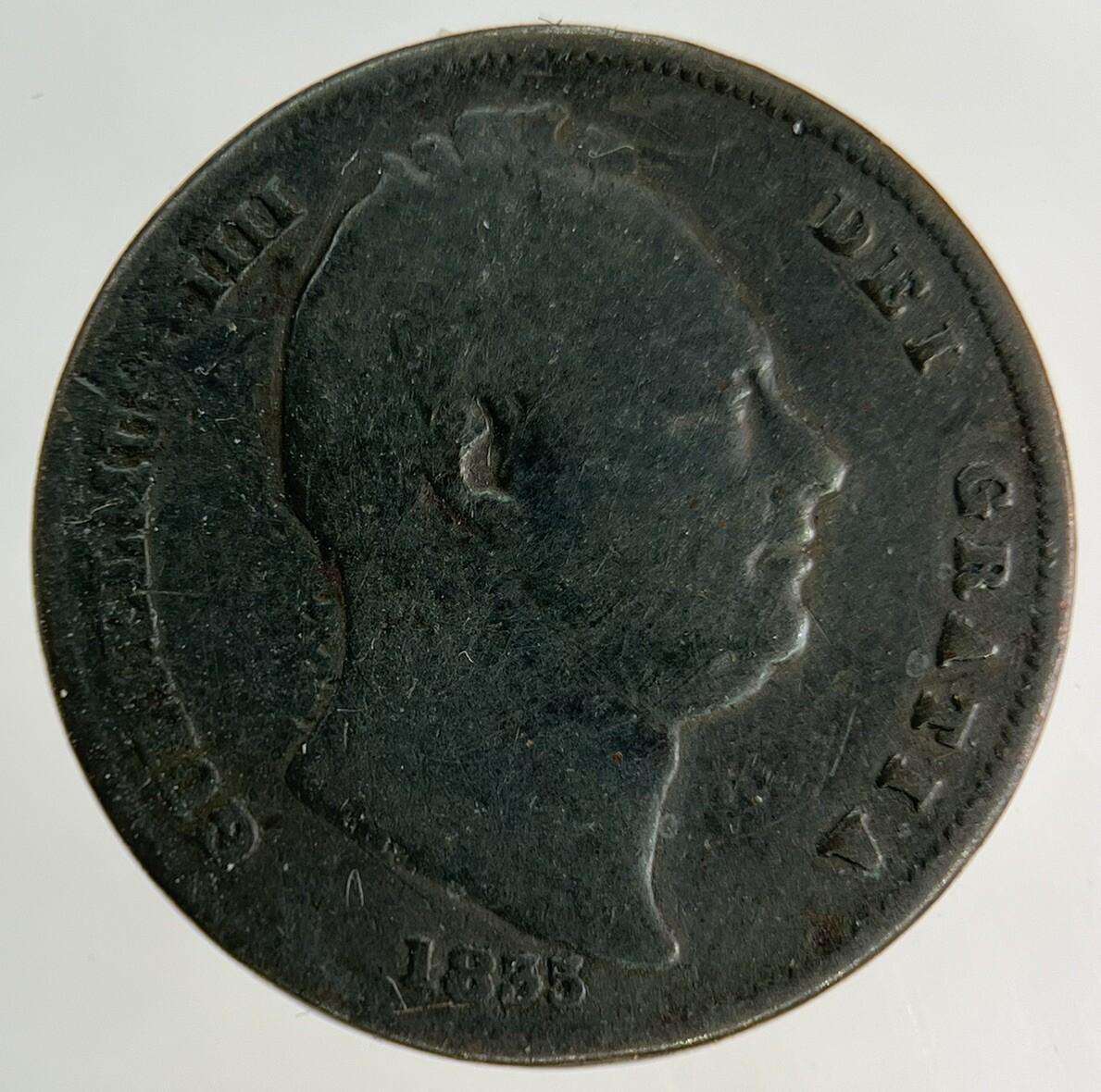 1835 William IV Farthing Coin | Collectable Grade