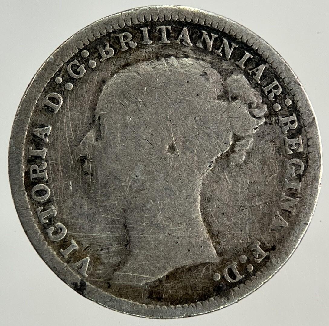 1874 Victoria Threepence Silver Coin | Collectable Grade