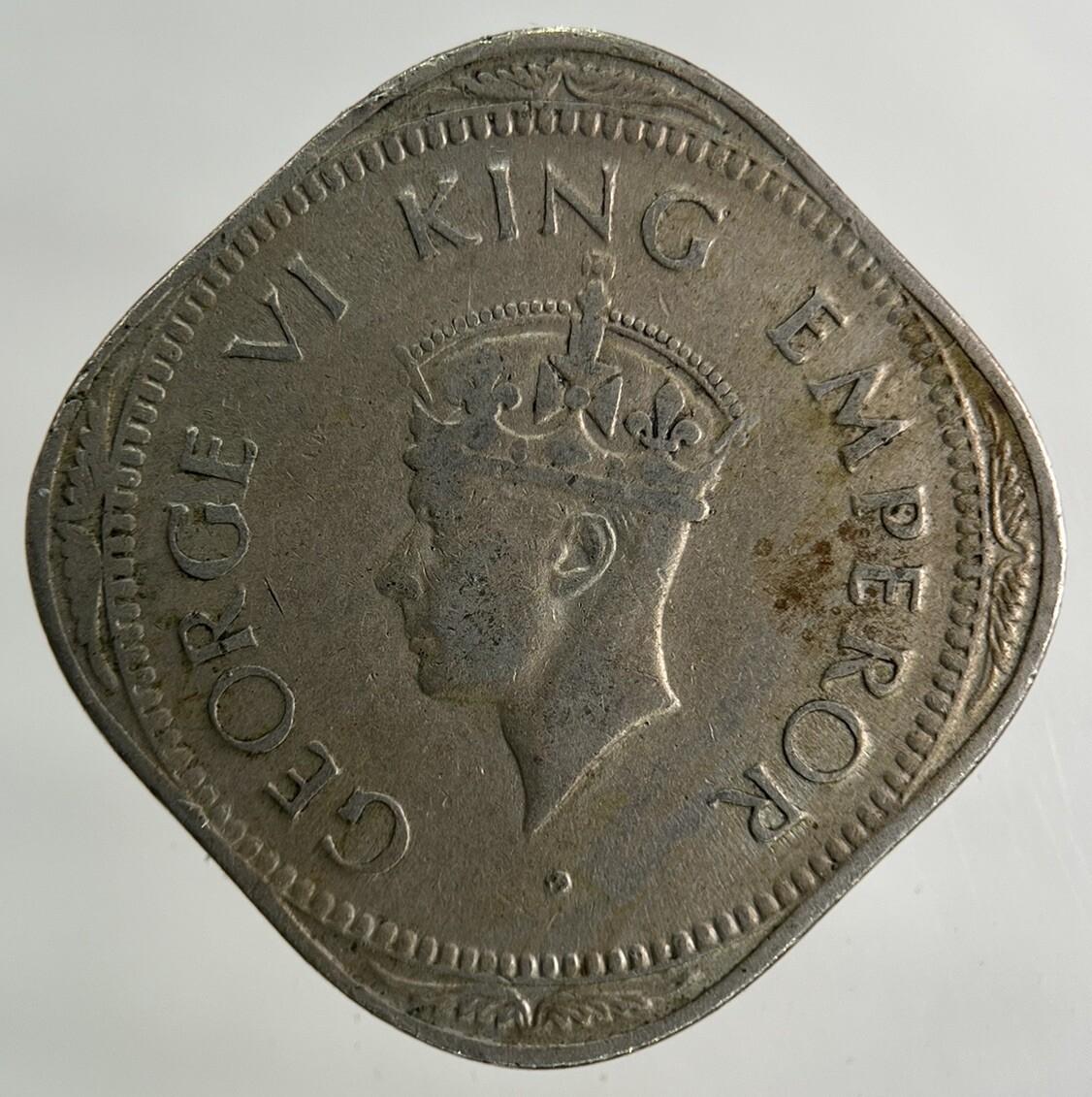 1946 India 2 Annas Coin | Fine Collectable Grade