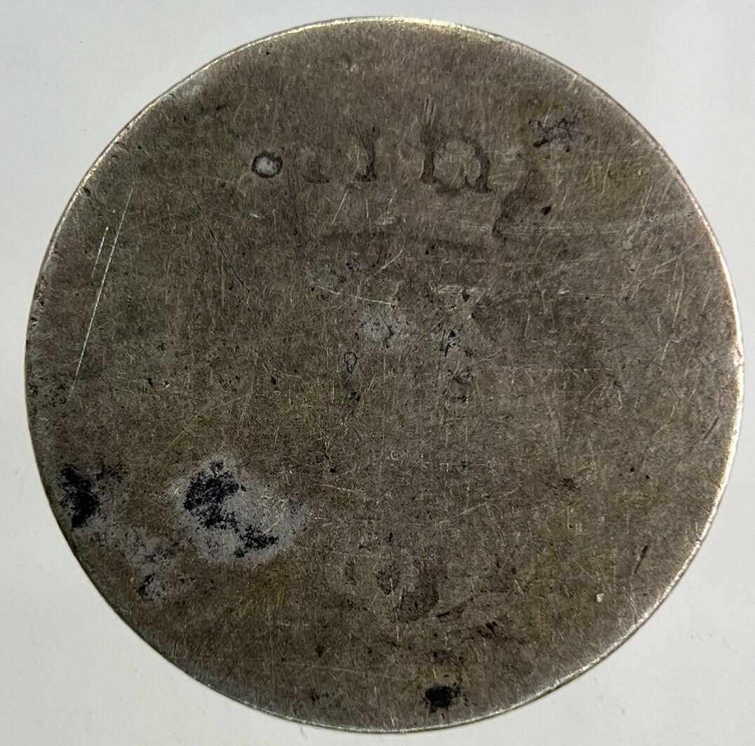 British Victoria Sixpence Silver Coin | Worn Grade