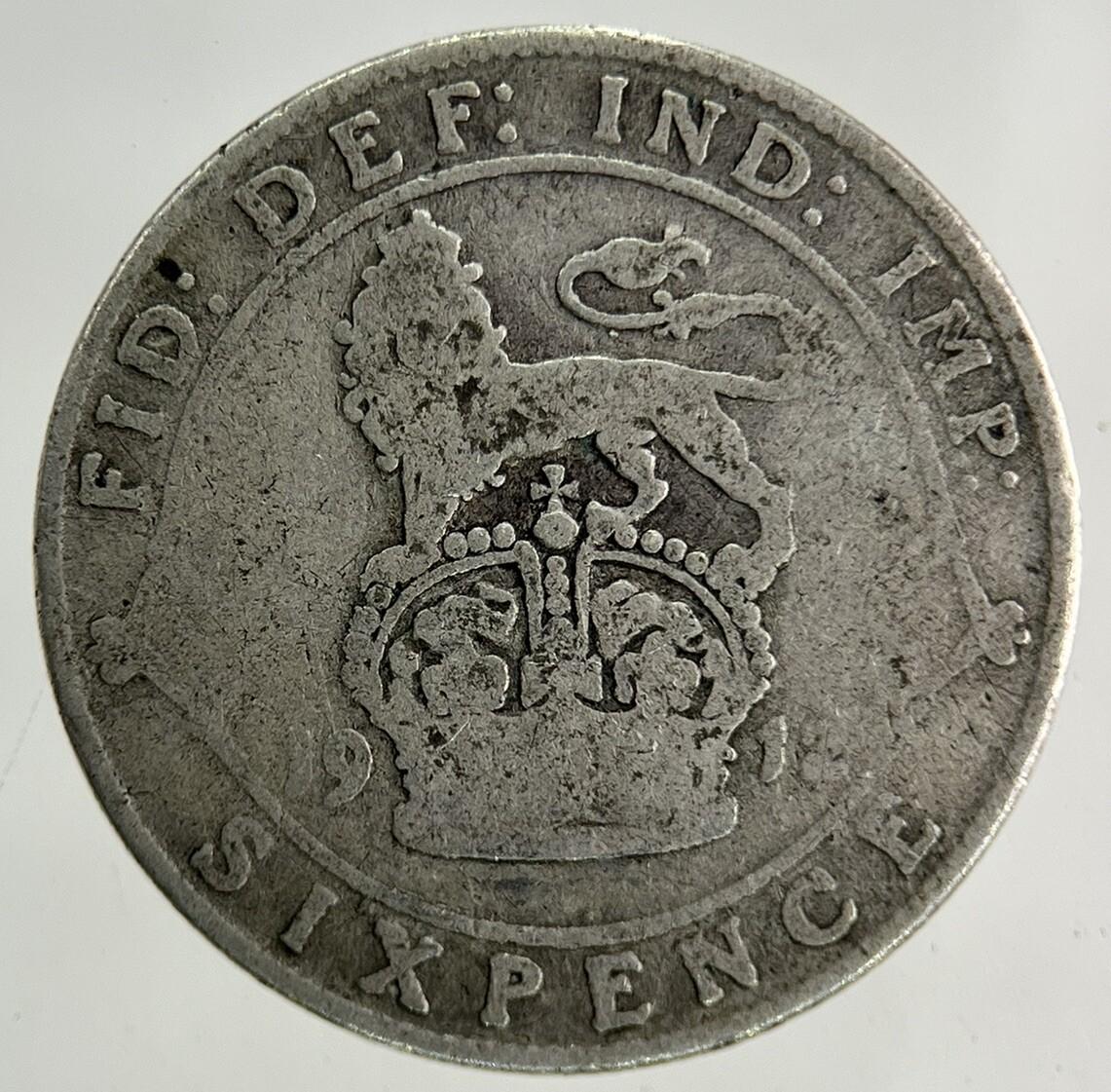 1912 George V Sixpence Silver Coin | Collectable Grade
