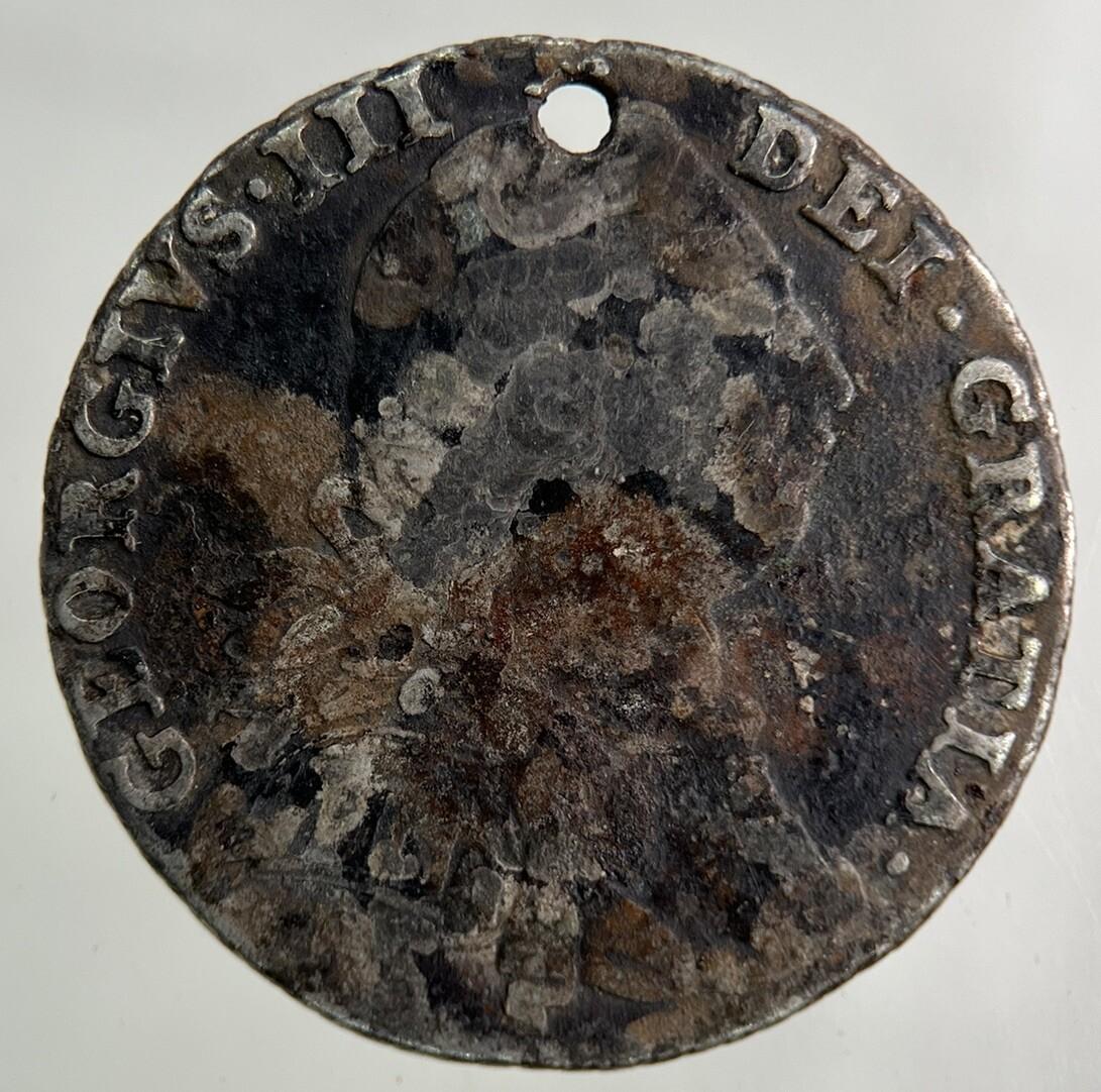 1787 George III 3rd Shilling Silver Coin | Fine Collectable Grade