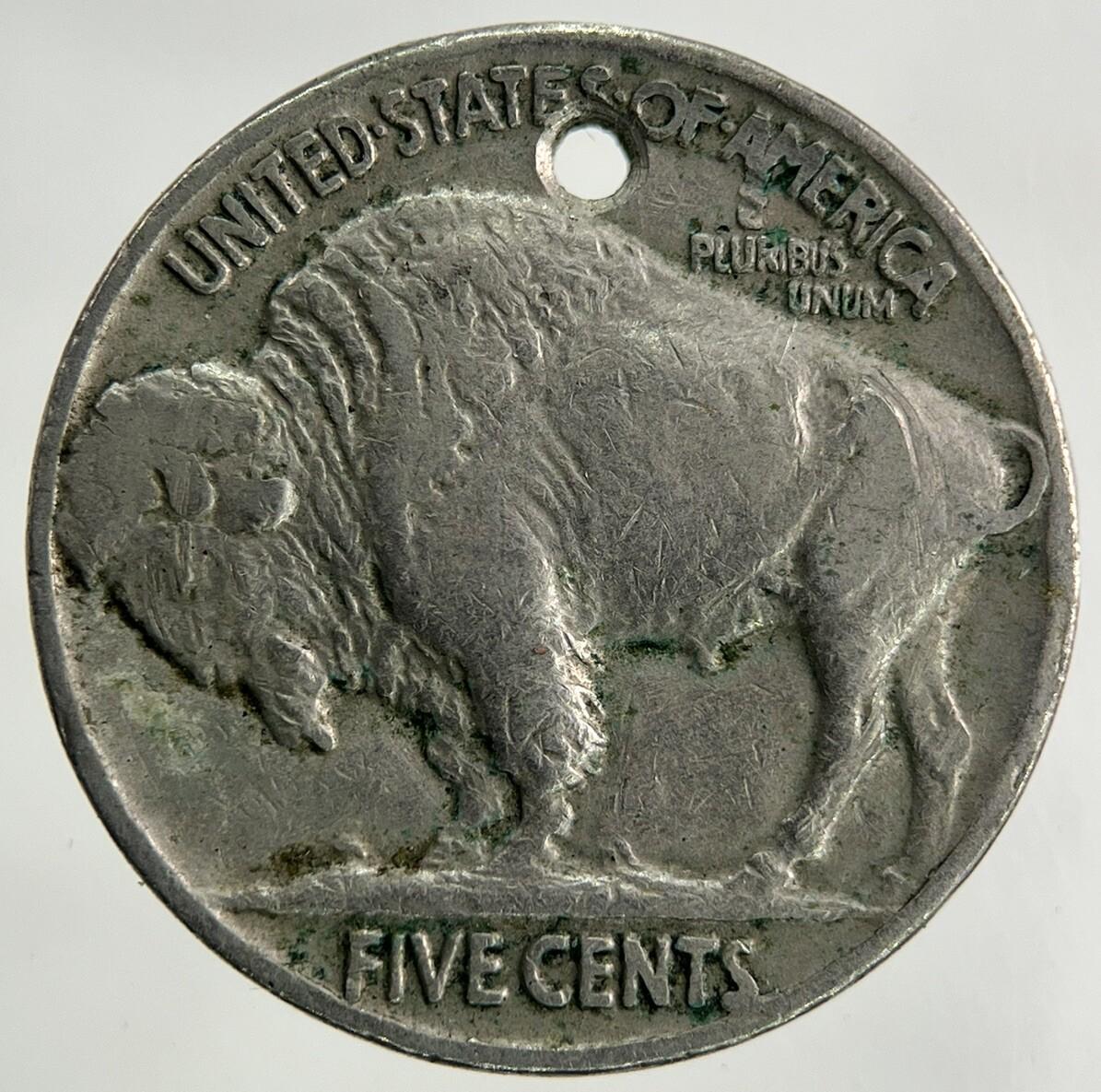 1937 US USA Nickel 5 Cents Coin | Fine Collectable Grade