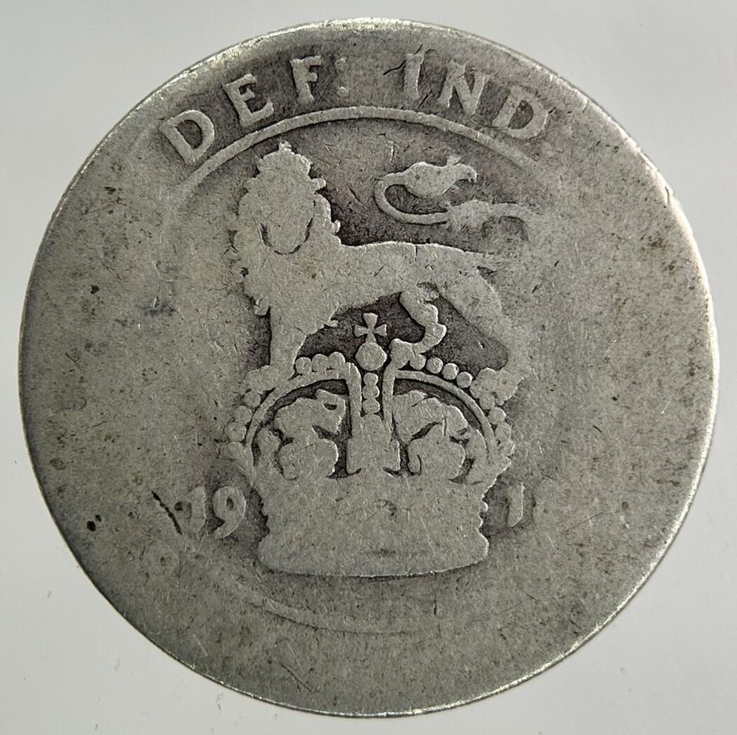 1918 George V Sixpence Silver Coin | Collectable Grade