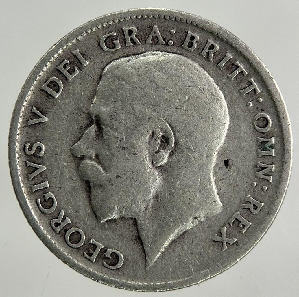 1918 George V Sixpence Silver Coin | Fine Collectable Grade