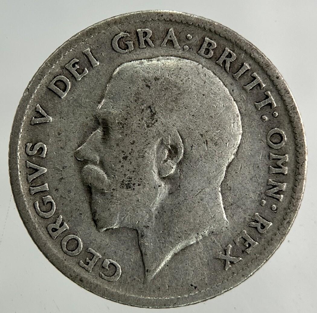 1916 George V Sixpence Silver Coin | Fine Collectable Grade