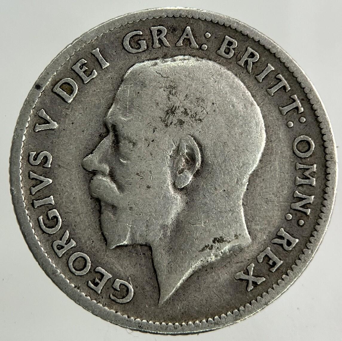 1914 George V Sixpence Silver Coin | Fine Collectable Grade