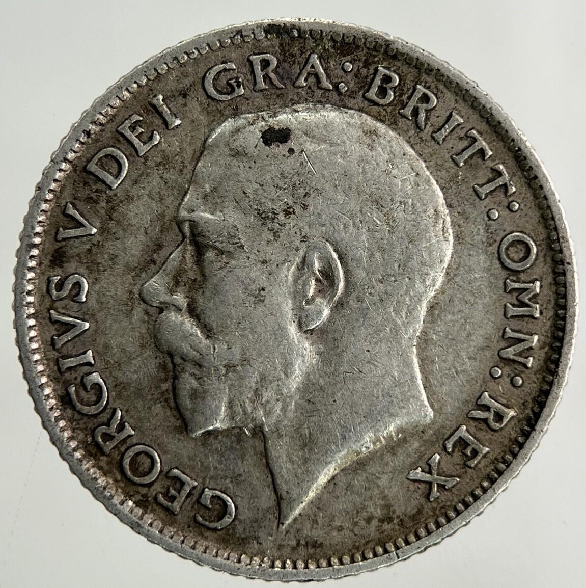 1914 George V Sixpence Silver Coin | Very High Grade