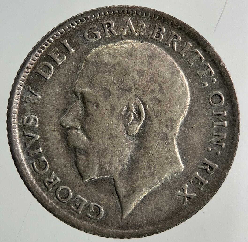 1918 George V Sixpence Silver Coin | Very High Grade