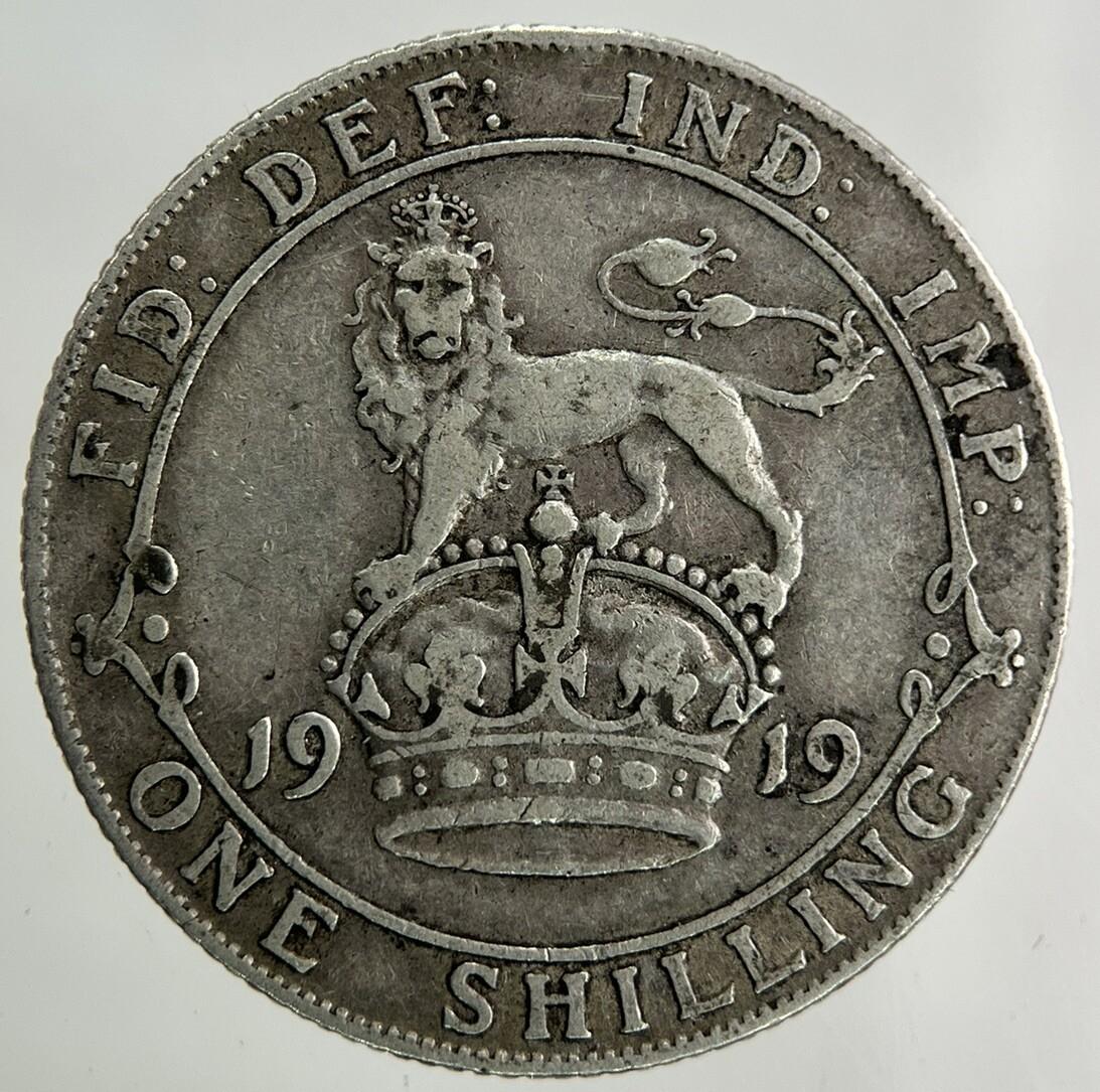 1919 George V One Shilling Silver Coin | Very High Grade