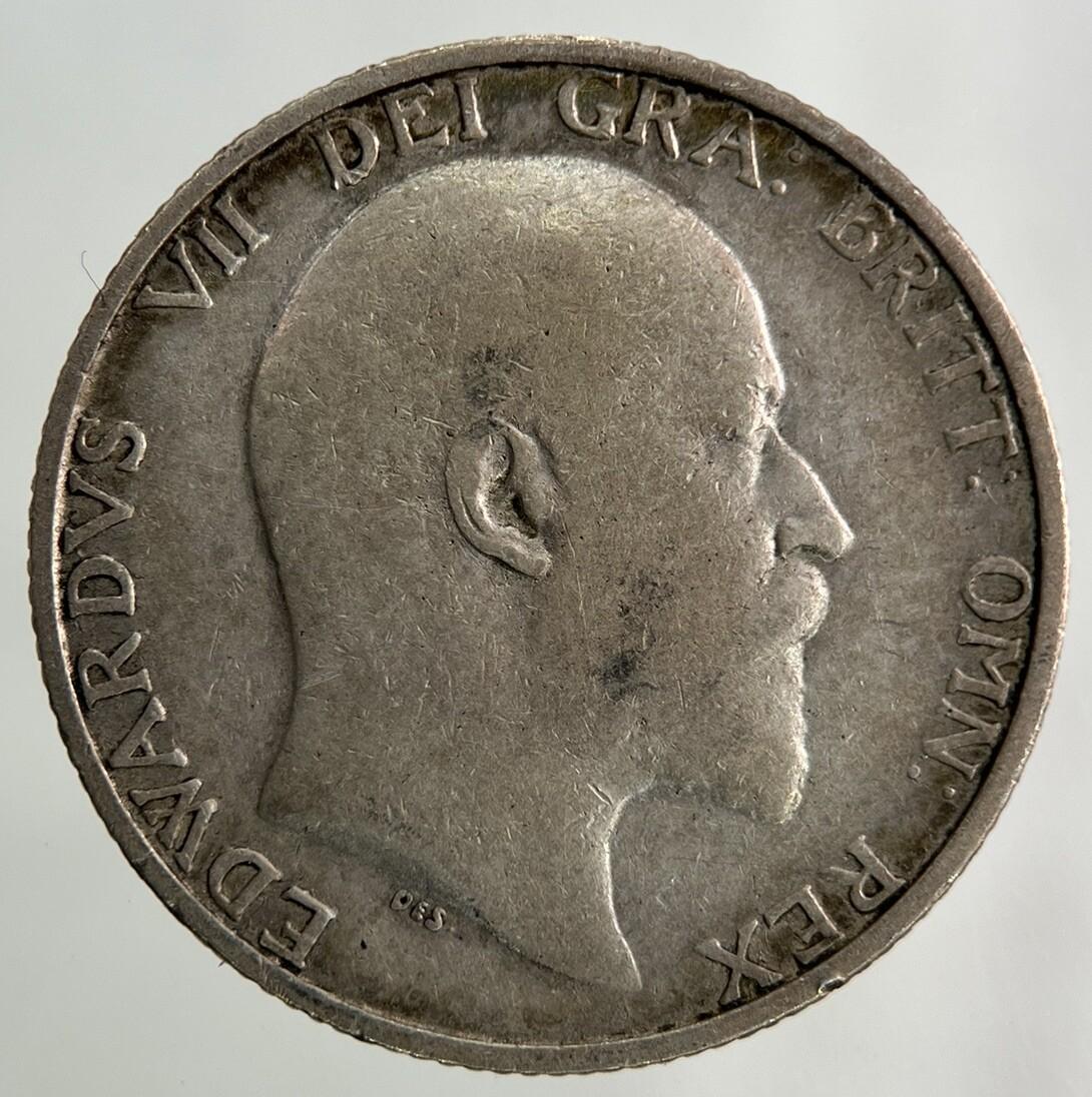 1907 Edward VII One Shilling Silver Coin | Fine Collectable Grade