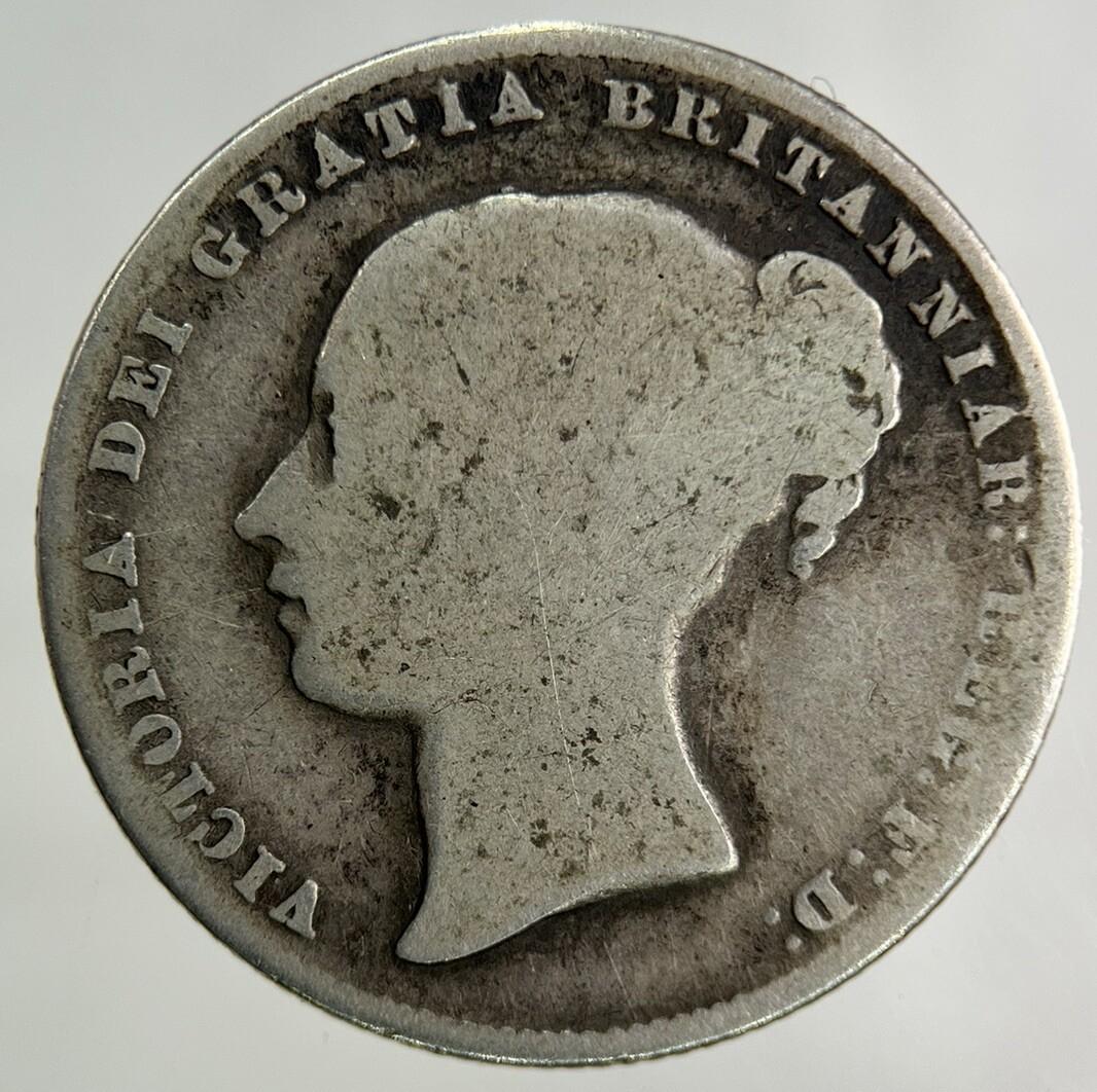 1859 Victoria Shilling Silver Coin | Collectable Grade