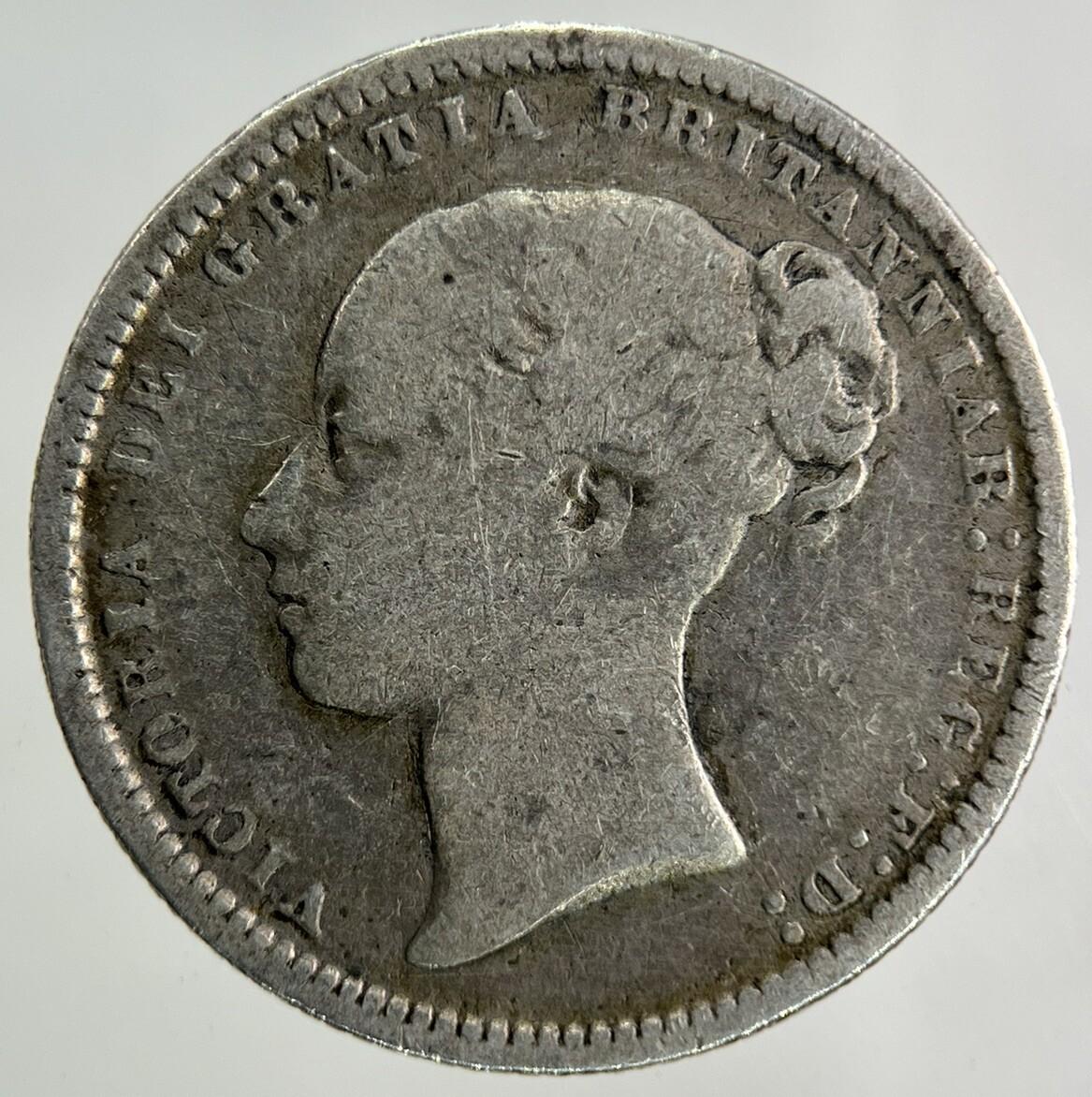 1874 Victoria Shilling Silver Coin | Collectable Grade