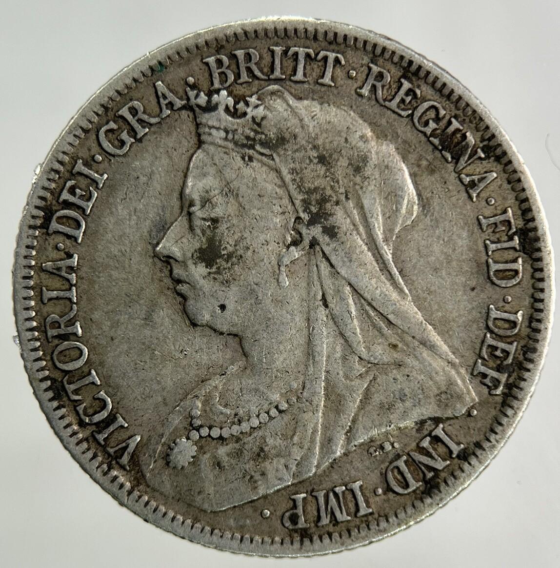 1899 Victoria Shilling Silver Coin | Very High Grade