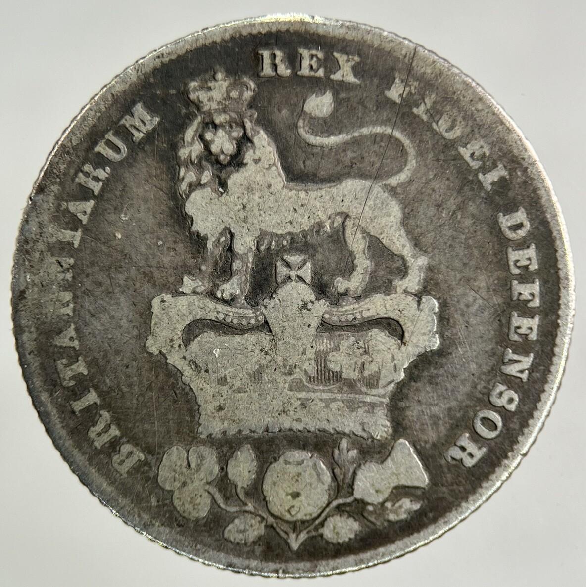 1826 George IV Shilling Silver Coin | Collectable Grade