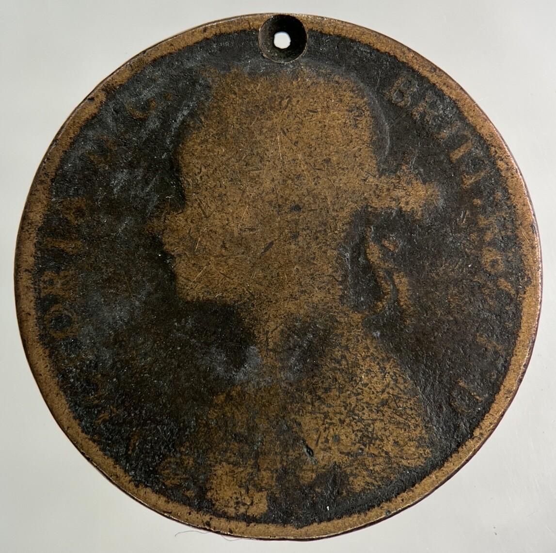 1881 Victoria One Penny Coin | Fair Grade