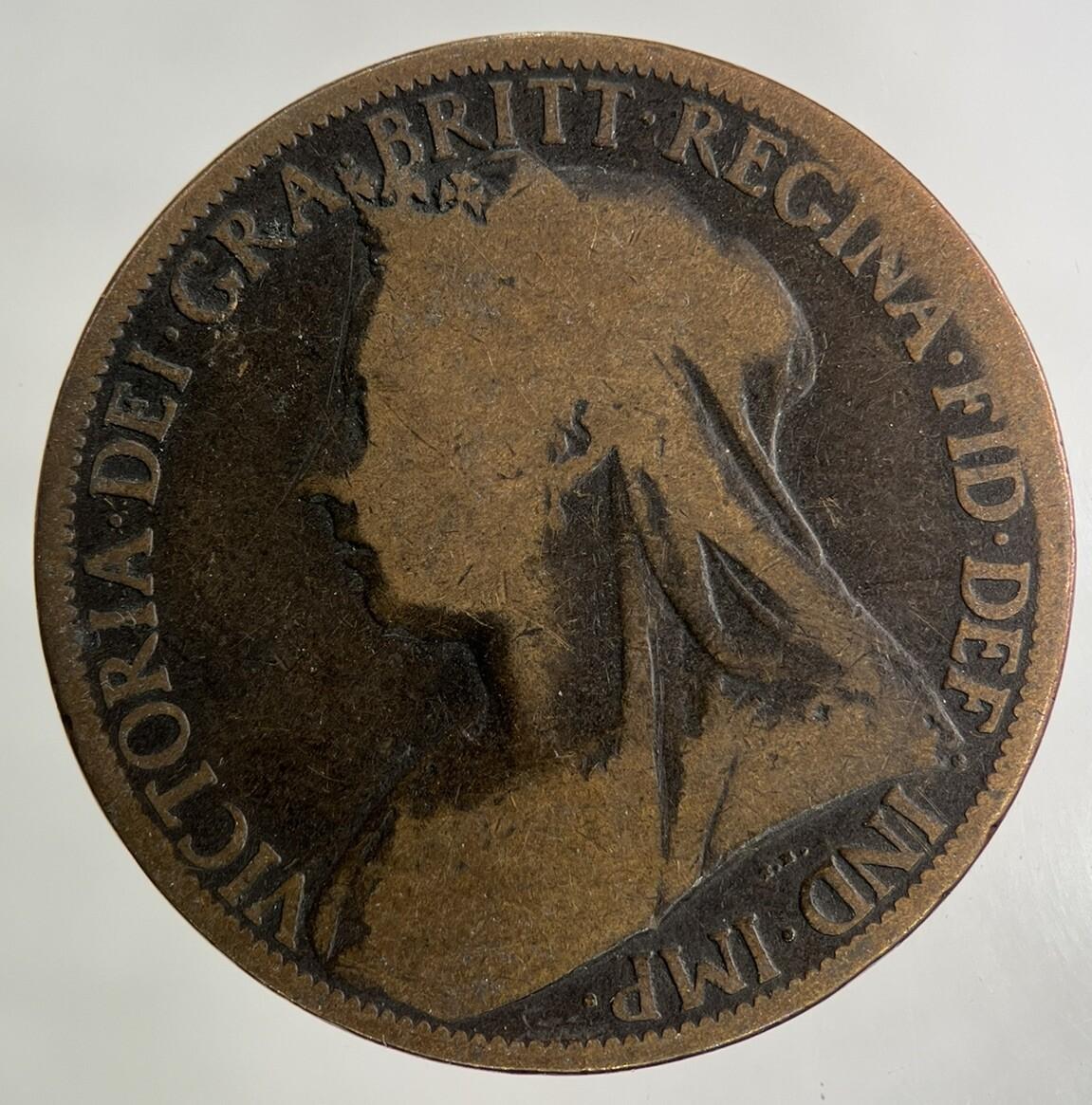 1899 Victoria One Penny Coin | Collectable Grade