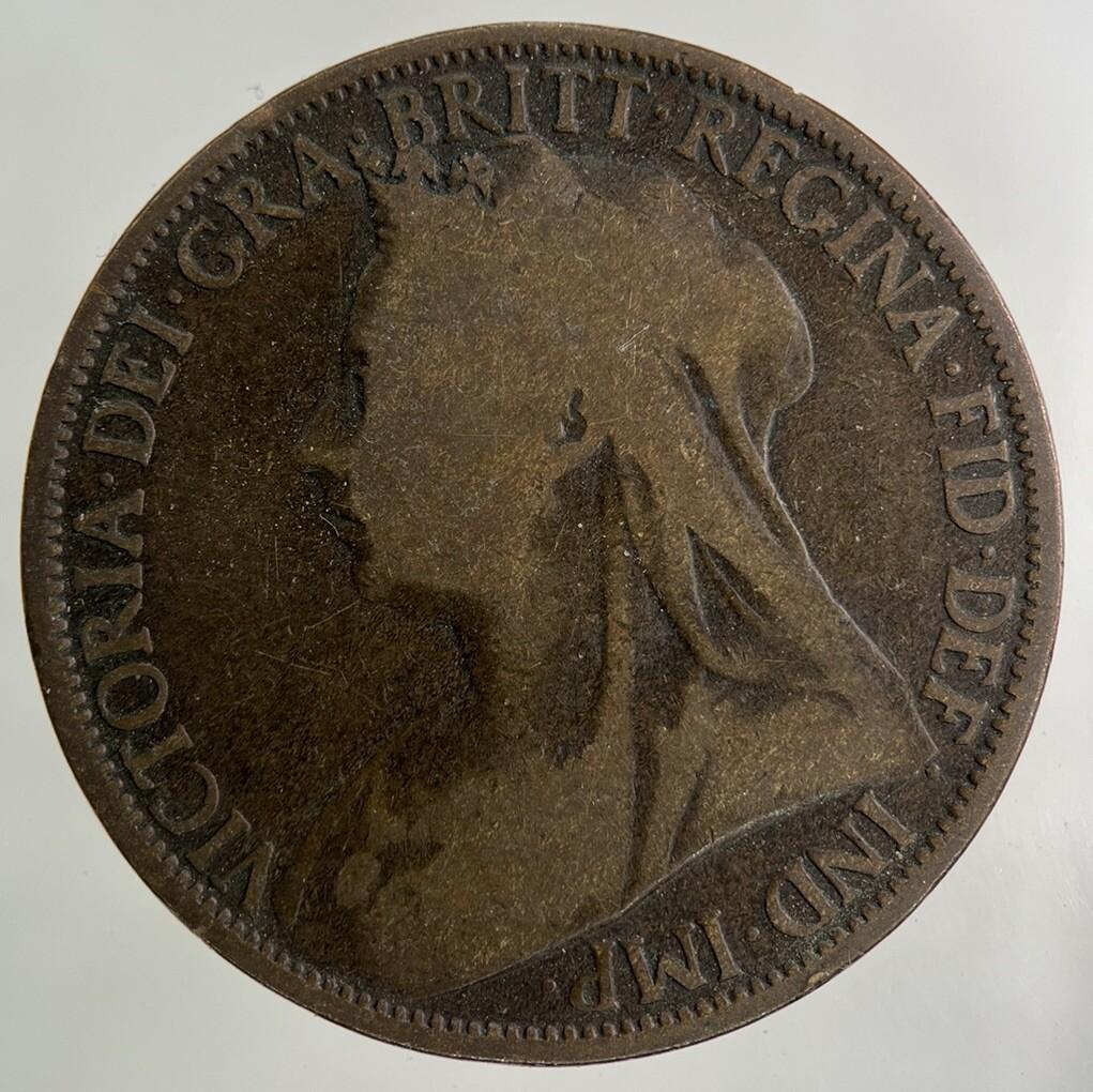 1896 Victoria One Penny Coin | Collectable Grade