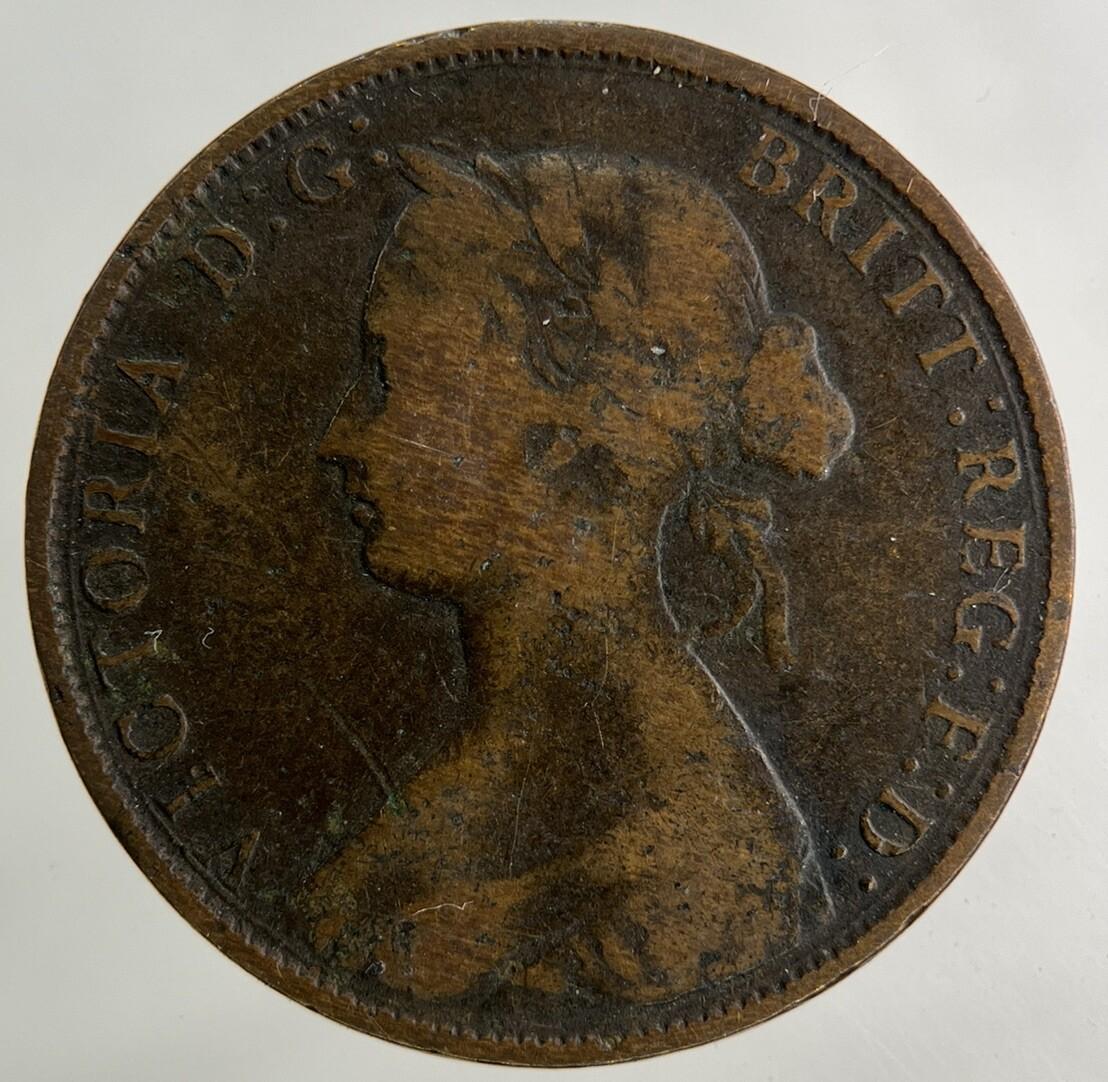 1862 Victoria Half-Penny Coin | Collectable Grade