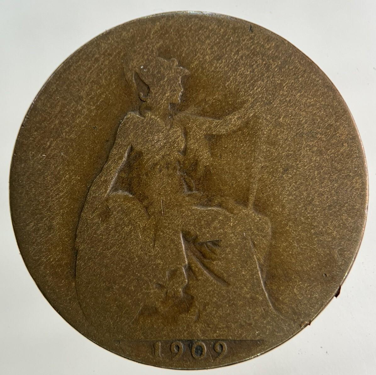 1909 Edward VII Half-Penny Coin | Collectable Grade